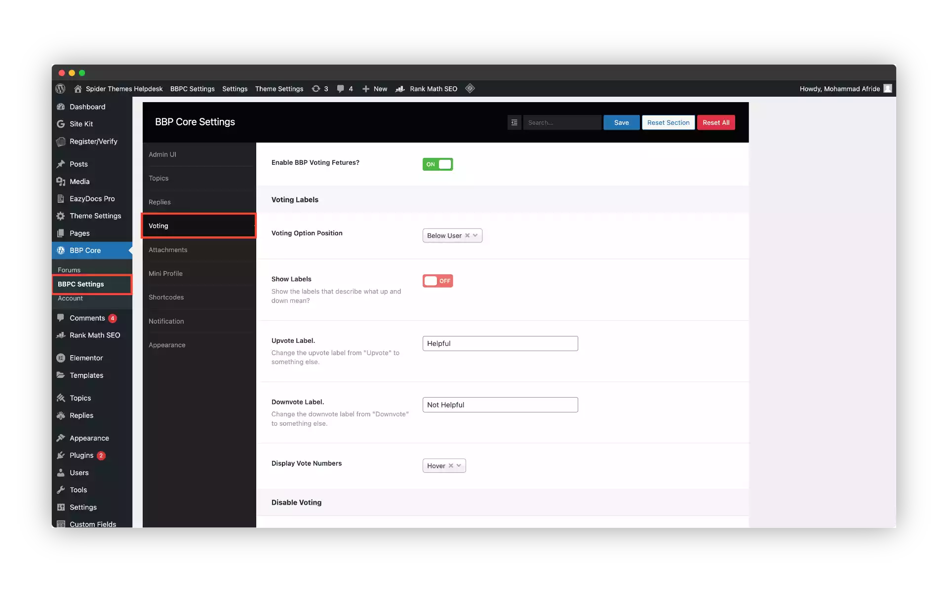 Enabling Forumax Voting System