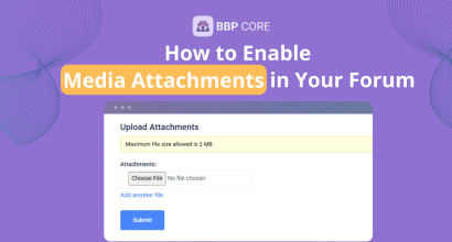 Enable media attachments