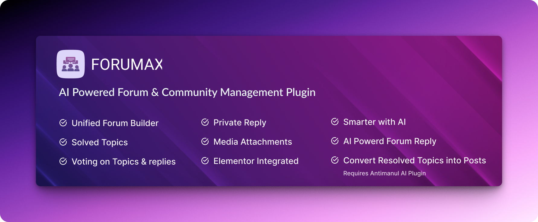 Top 5 WordPress Forum Plugins